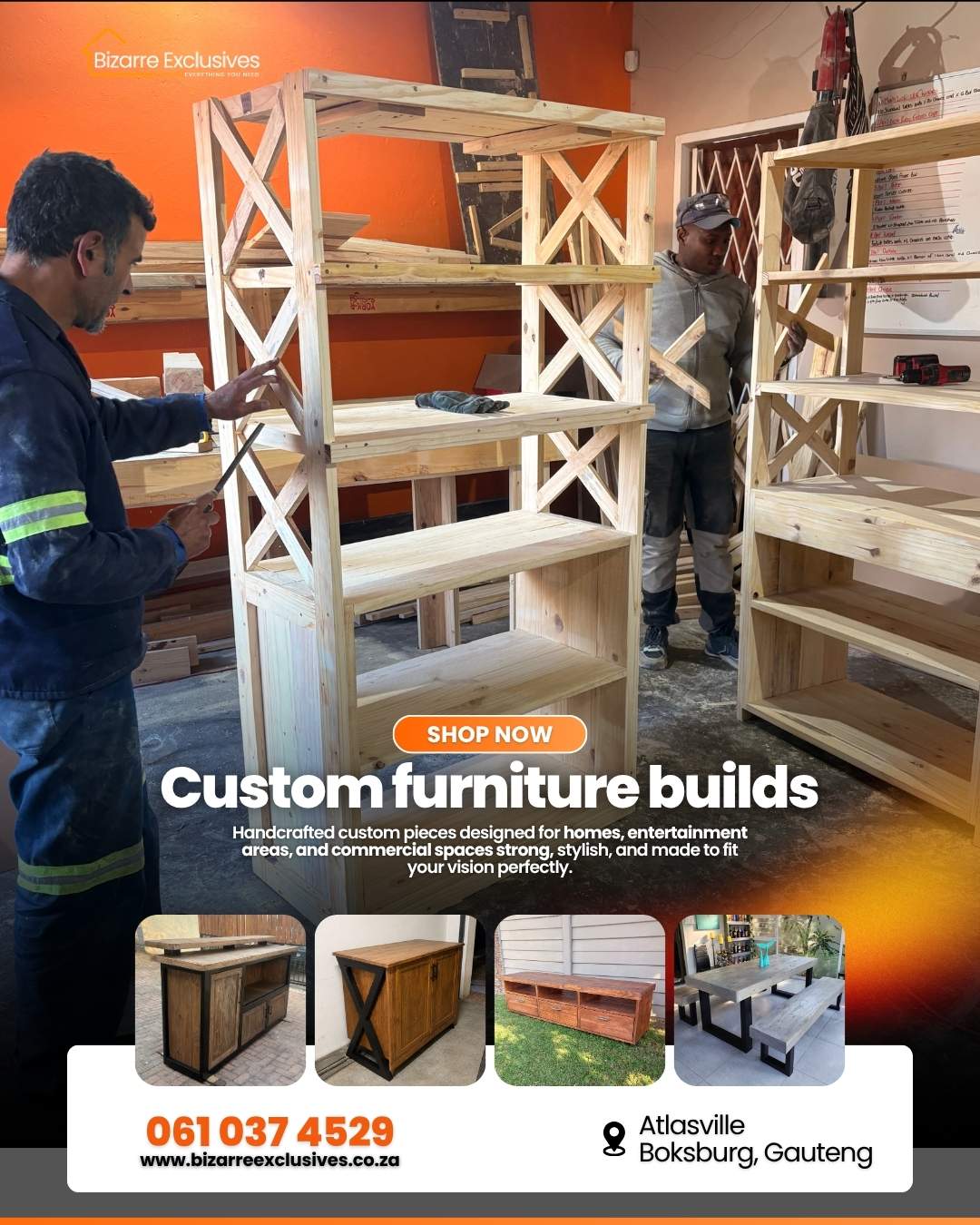 Furniture made in gauteng custom with expert craftsmanship