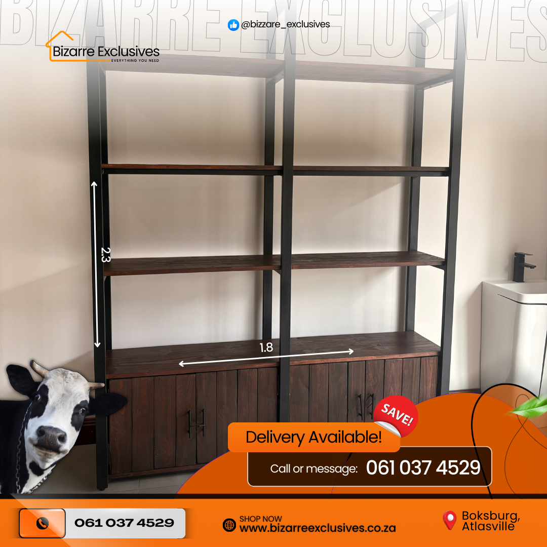 Custom Shelving Unit Steel Frame