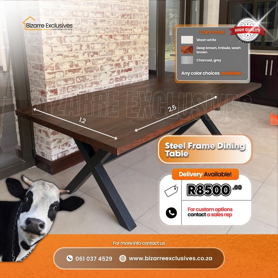 Luxury 10 Seater Dining Table Handcrafted In Gauteng.