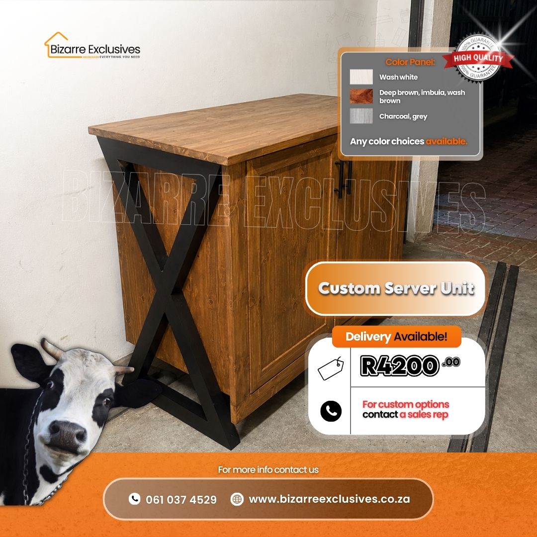 Custom handmade server unit gauteng.