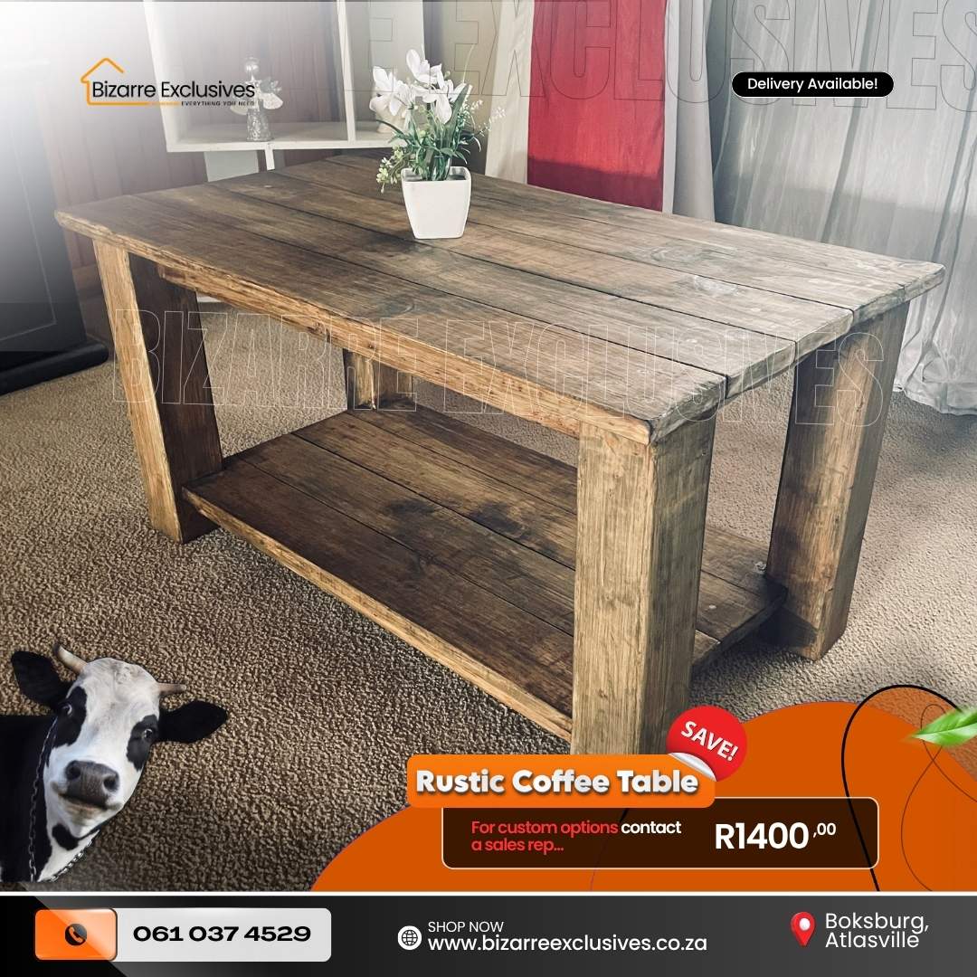 Farmstyle coffee tables handcrafted gauteng.