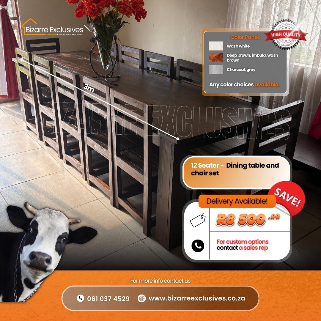 luxury large dining table set gauteng.
