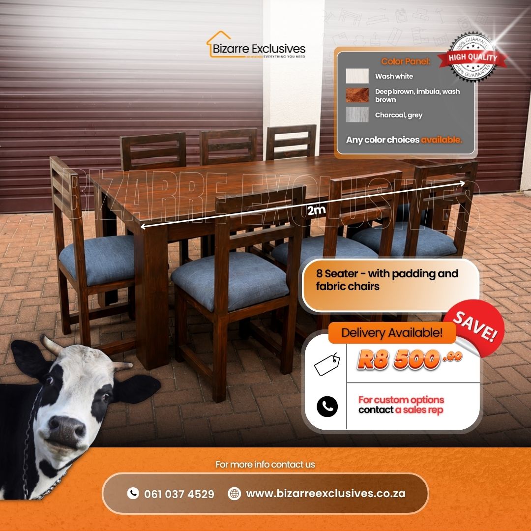 luxury handcrafted quality dining table set gauteng. 