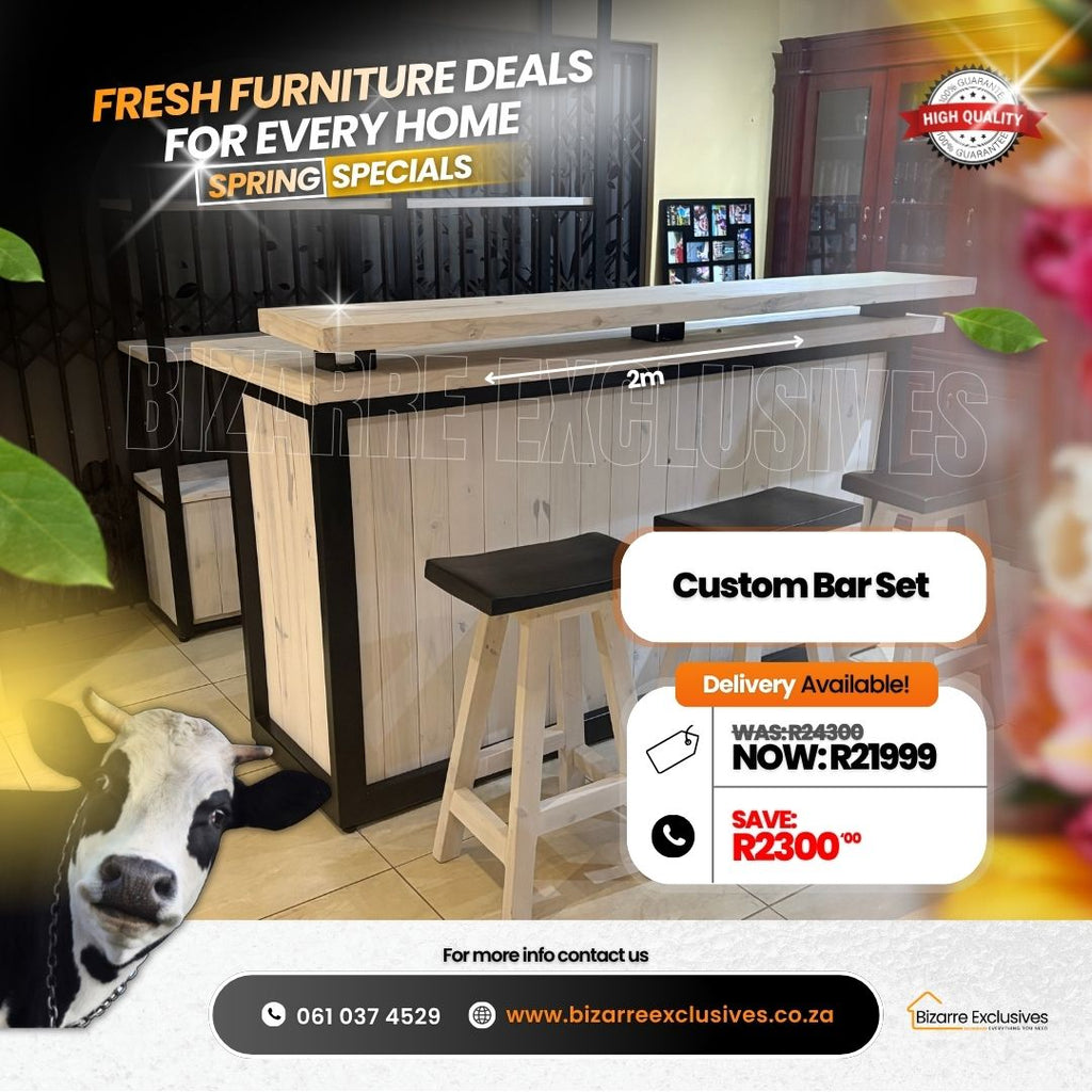 Premium steel bar set gauteng handcrafted.
