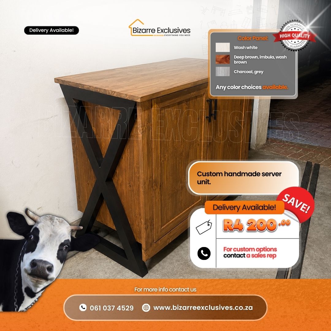 Custom handmade server unit gauteng.