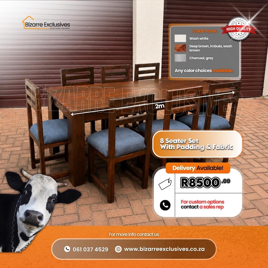 luxury handcrafted quality dining table set gauteng. 